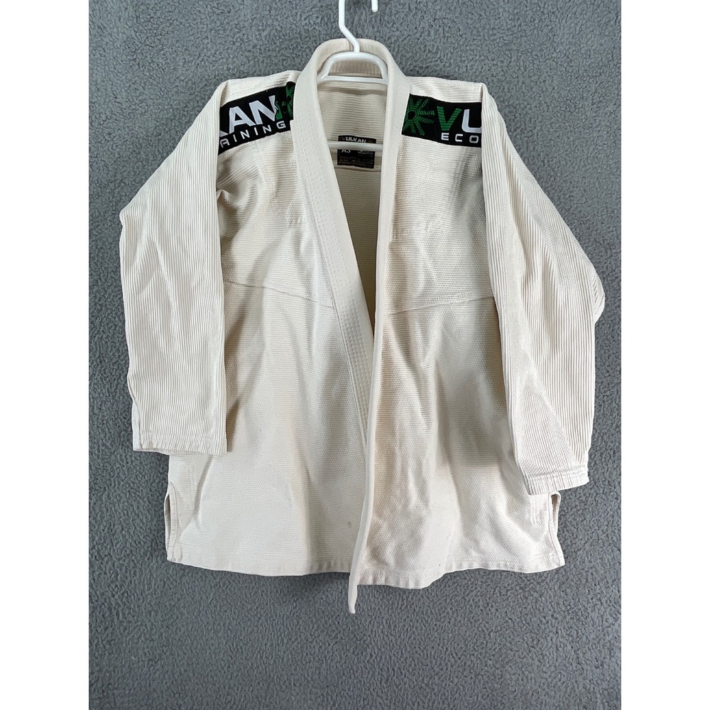 Vulkan Eco Training Jiu Jitsu Gi Jacket Mens A3 Cream Cotton BJJ Martial Arts